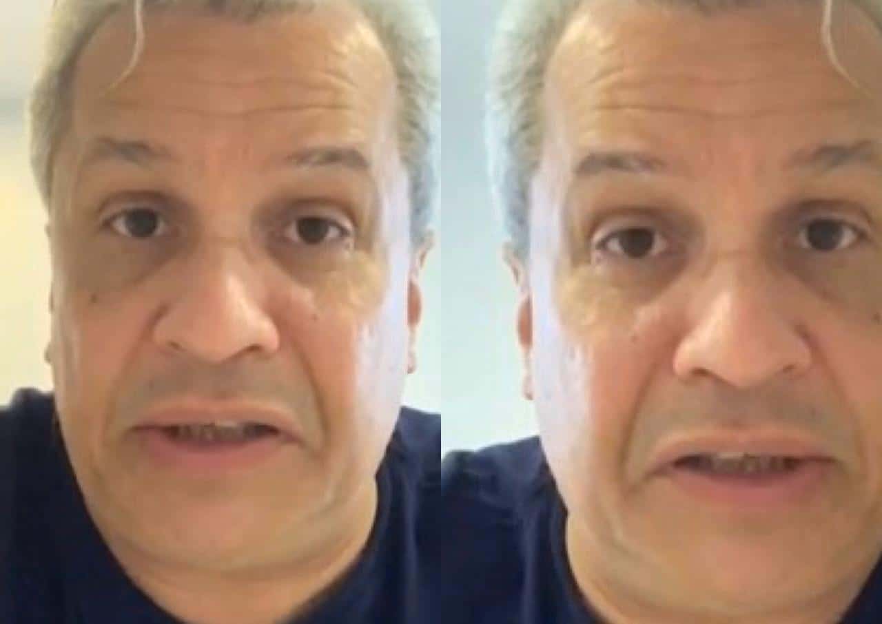 O apresentador do Alerta Nacional, Sikêra Jr, está com coronavírus e longe de seu trabalho na TV (Foto: Reprodução / Instagram)
