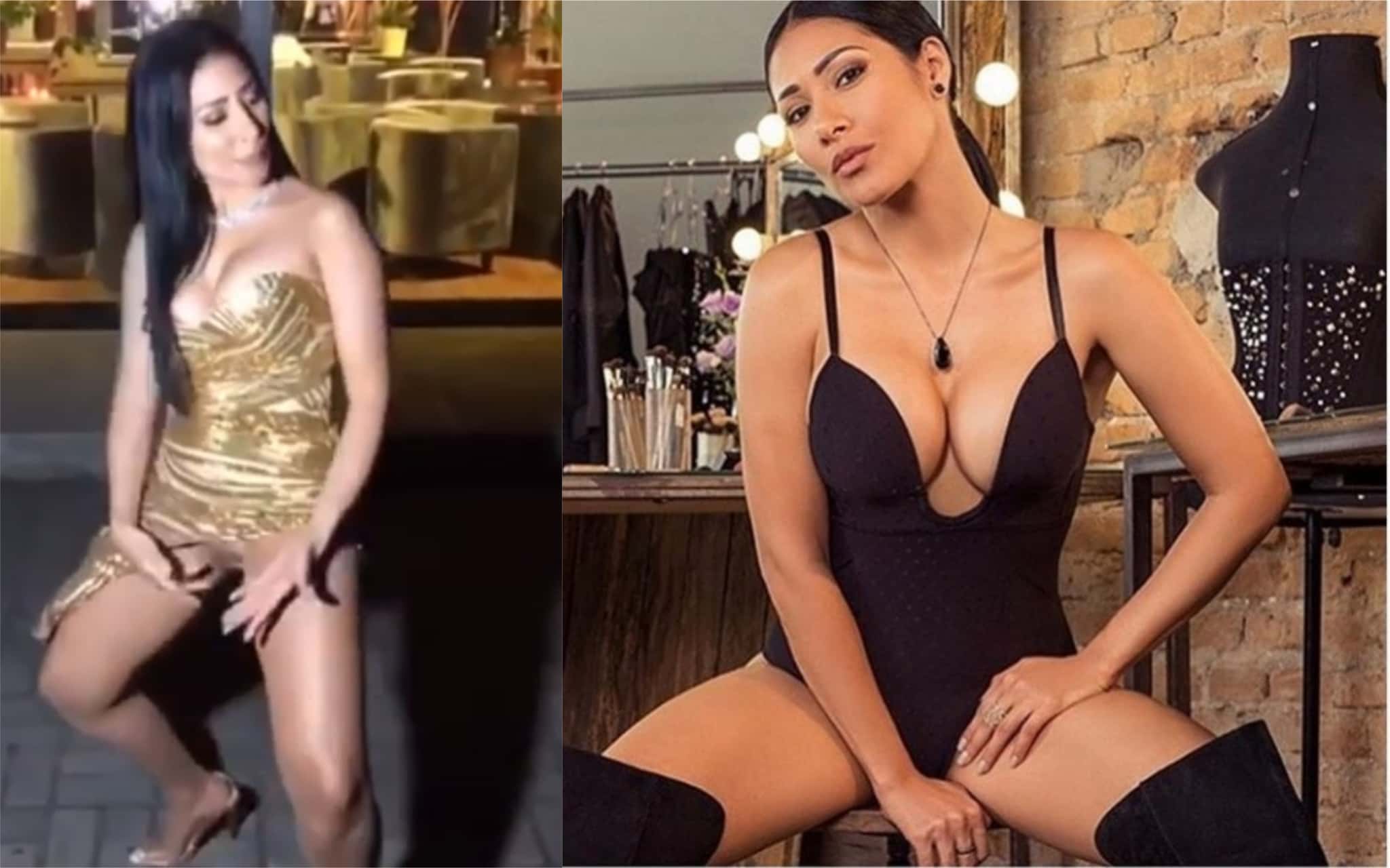 Simaria surgiu de lingerie e recebeu vários elogios (Foto: Divulgação)