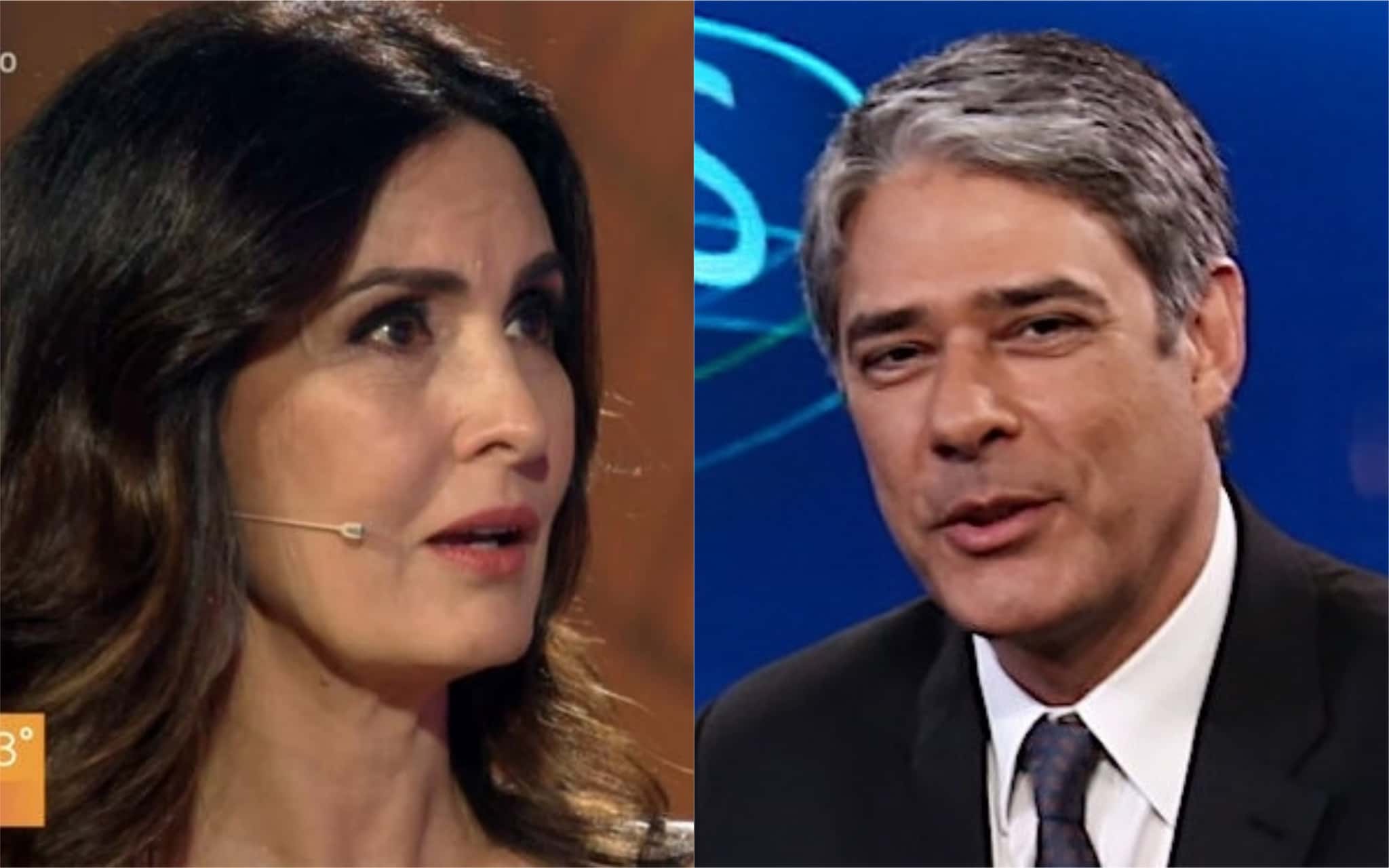 Fátima Bernardes e William Bonner (Foto: Divulgação/ TV Foco)