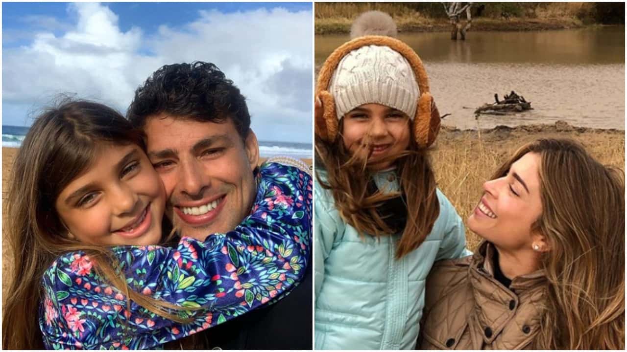 Grazi Massafera e Cauã Reymond decidiram compartilhar registros de Sofia (Foto: Reprodução/ Montagem/ Instagram)