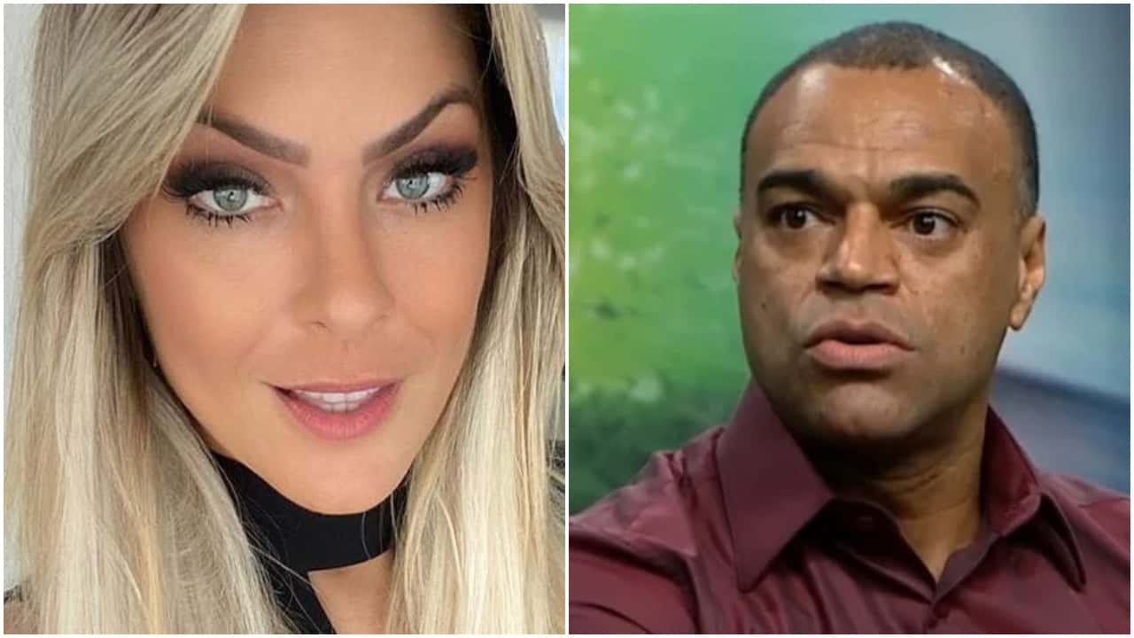 Renata Fan e Denilson (Foto: Reprodução)