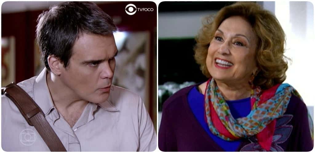 René tem desagradável encontro com Íris em Fina Estampa (Foto: Montagem/TV Foco)