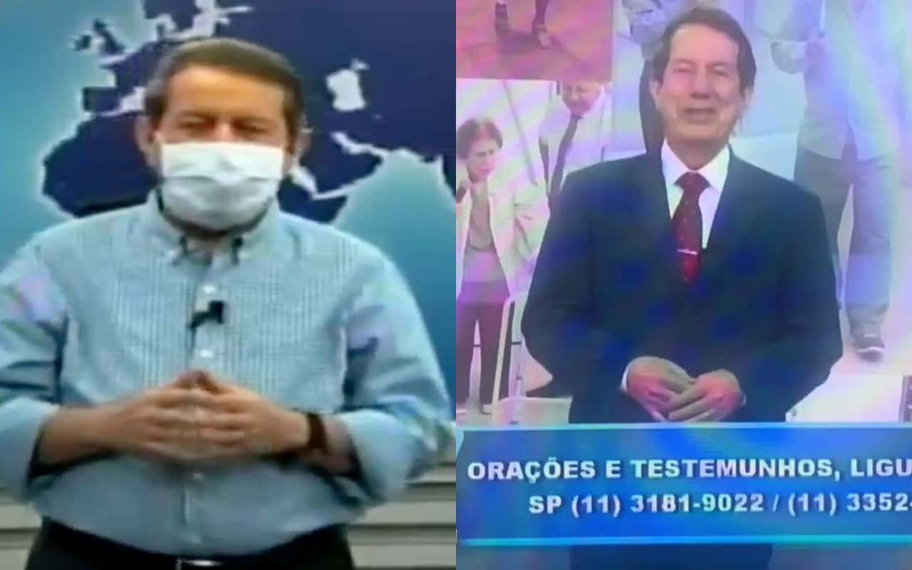 O pastor R.R. Soares promete vender uma água abençoada que cura a covid-19 (Foto: reprodução)