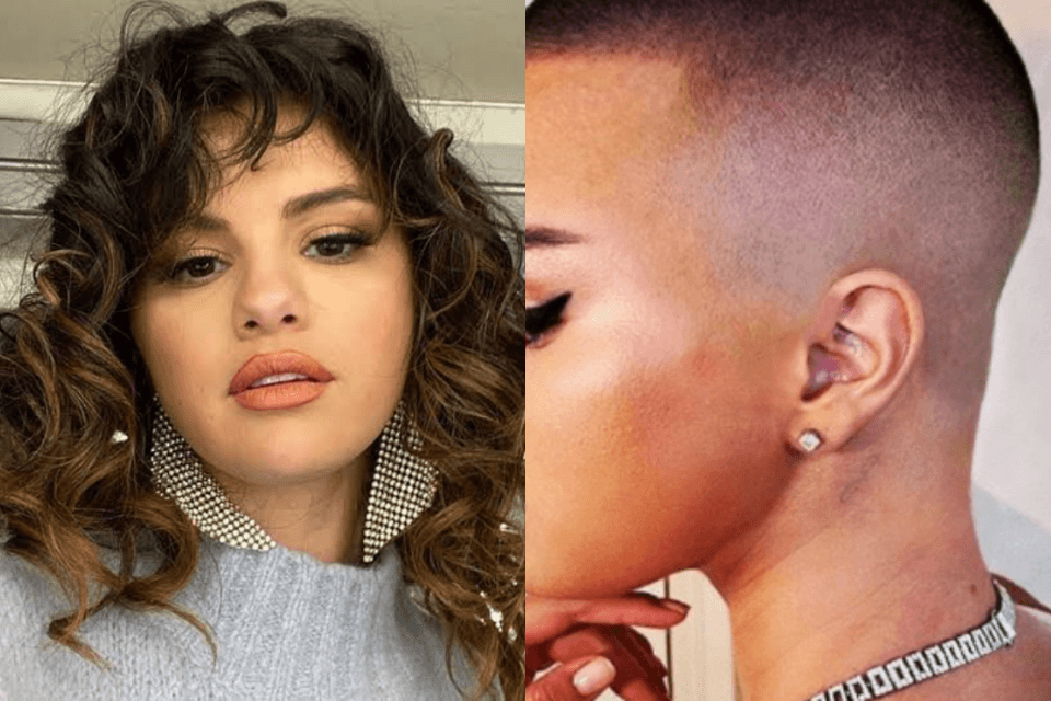 Selena Gomez Gomez surpreende e surge totalme careca (Foto: Reprodução)