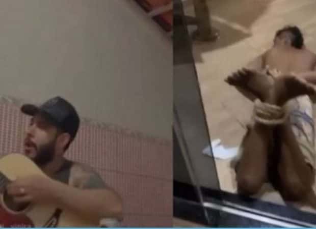 Homem invadiu casa de sertanejo para roubar durante live (Reprodução)