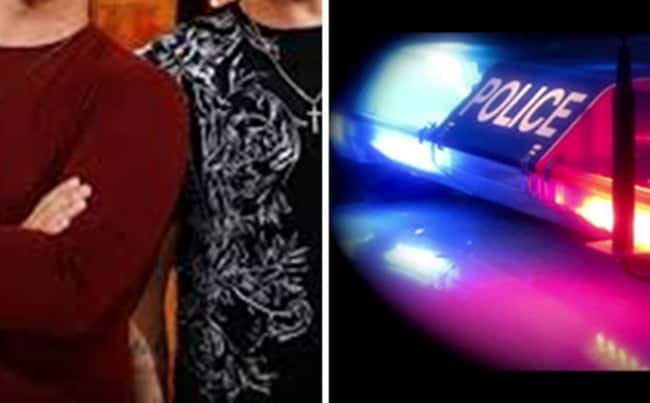 Sertanejos foram surpreendidos com presença da policia durante live (Foto: Montagem/TV Foco)