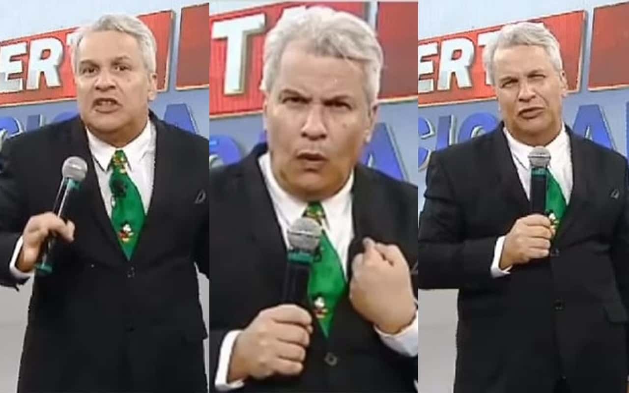 Sikêra Jr. se descontrolou novamente no 'Alerta Nacional' (Foto: reprodução/RedeTV!)