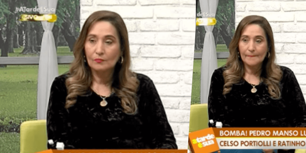 Sonia Abrão, ao vivo na RedeTV, falou sobre momento delicado (Foto montagem)