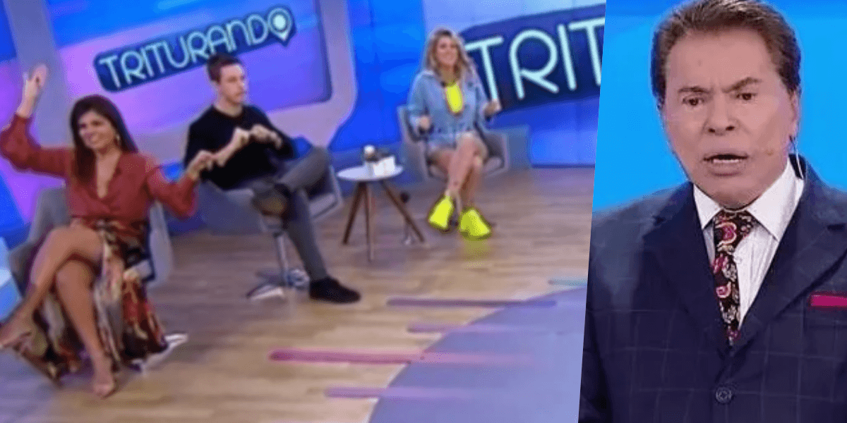 Silvio Santos deu ordem e afundou ainda mais o SBT (Foto montagem)
