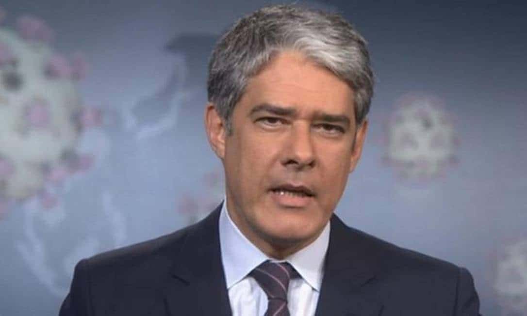 O jornalista William Bonner teve vídeo vazado nas redes - Foto: Reprodução