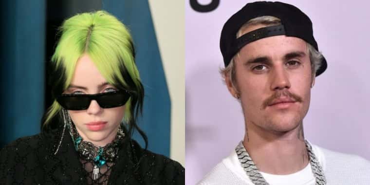 Justin Bieber fez Billie Eilish precisar de ajuda médica quando ela tinha 12 anos (Foto: Reprodução)
