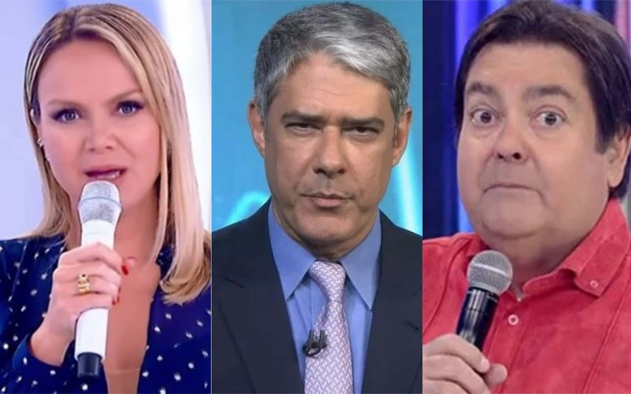 Eliana, William Bonner e Faustão (Foto: Divulgação)