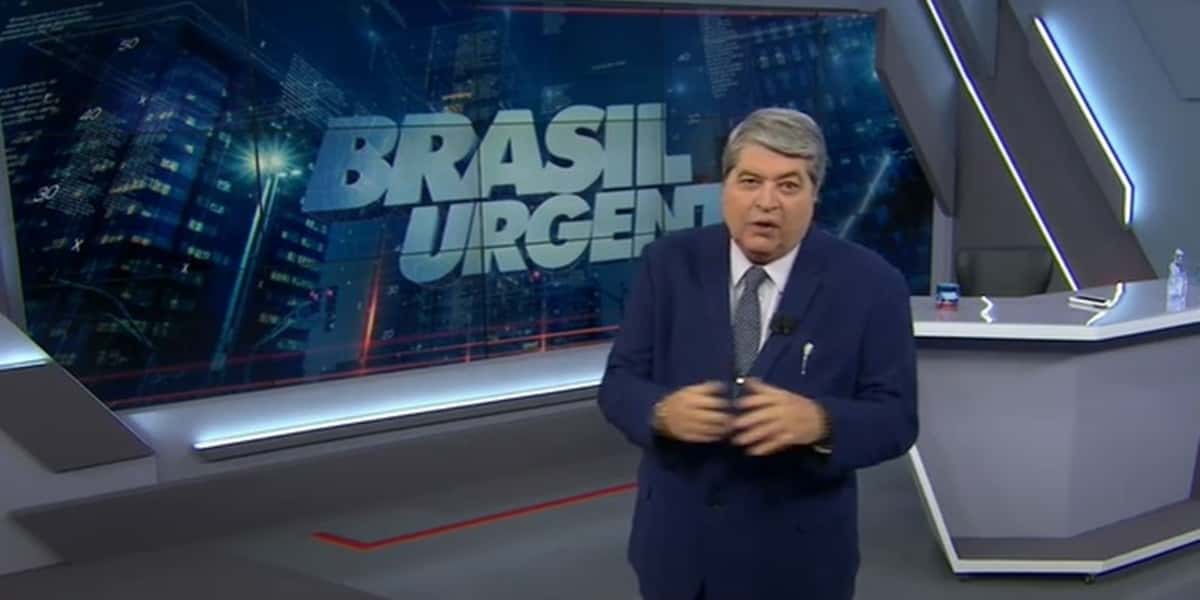Datena comanda o noticiário do Brasil Urgente na Band (Foto: reprodução)