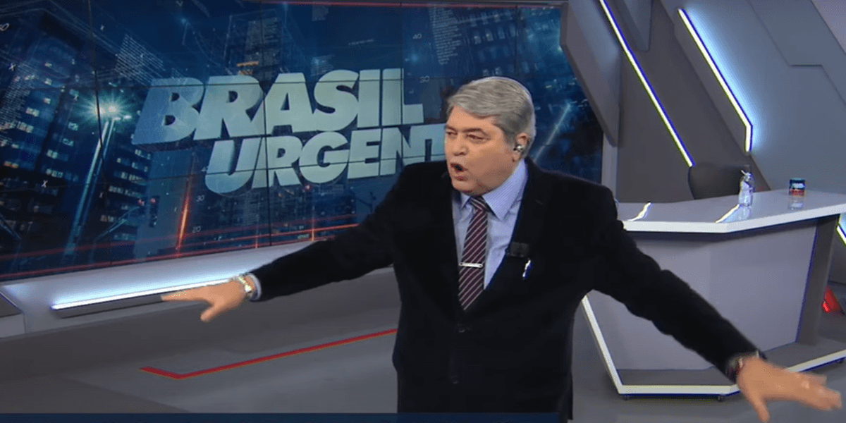 Datena reclamou com a produção (Foto montagem)