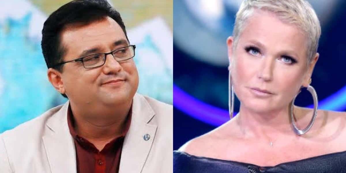 Geraldo Luís e Xuxa Meneghel passam por uma fase nada boa na Record (Foto: Reprodução / Montagem TV Foco)
