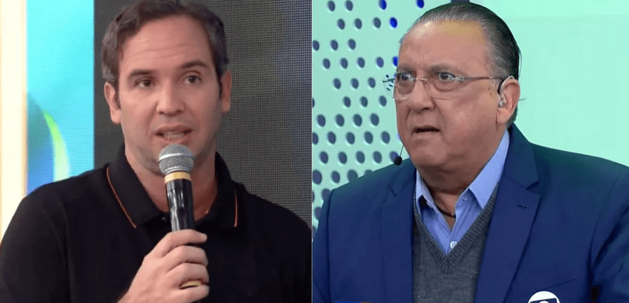 Caio Ribeiro e Galvão Bueno discutem em programa do SporTV (Foto: Reprodução)