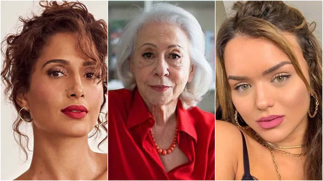 Fernanda Montenegro pode ser demitida da Globo, assim como foi Camila Pitanga, o que atingiu Rafa Kalimann - Foto: Montagem