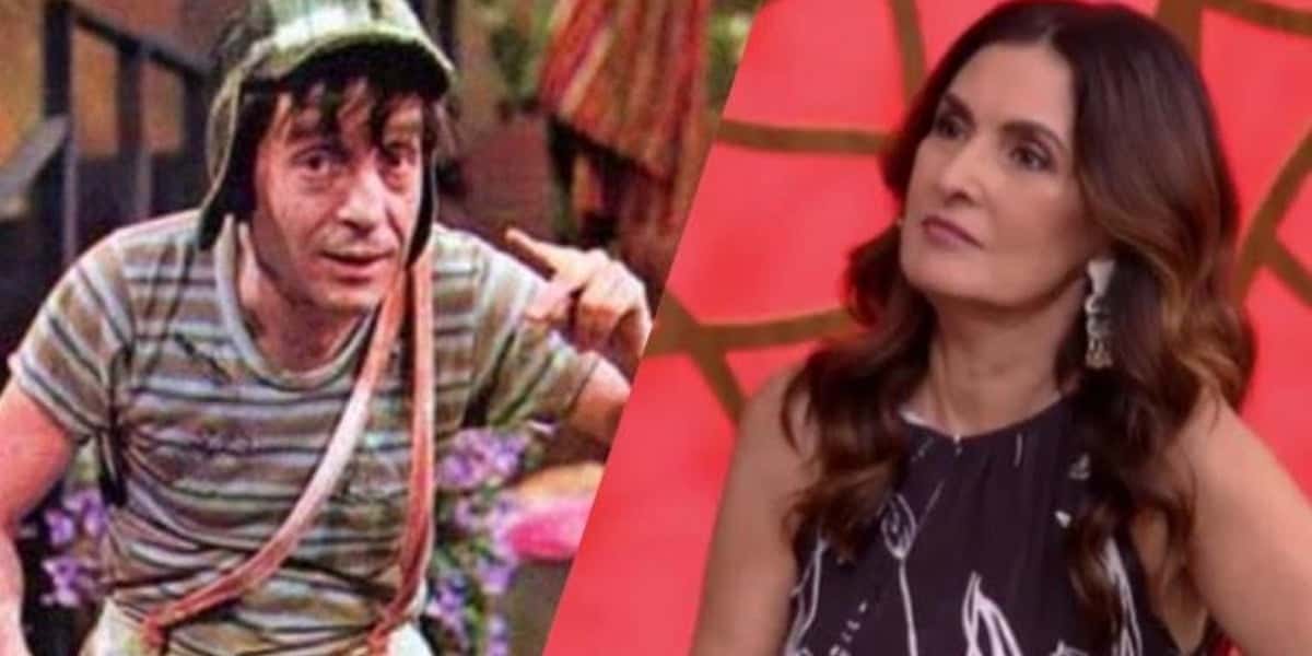 Fátima Bernardes elogia Rodrigo Lombardi após ator homenagear Chaves nas redes sociais e pede para ele imitar ao vivo na Globo (Montagem: TV Foco)