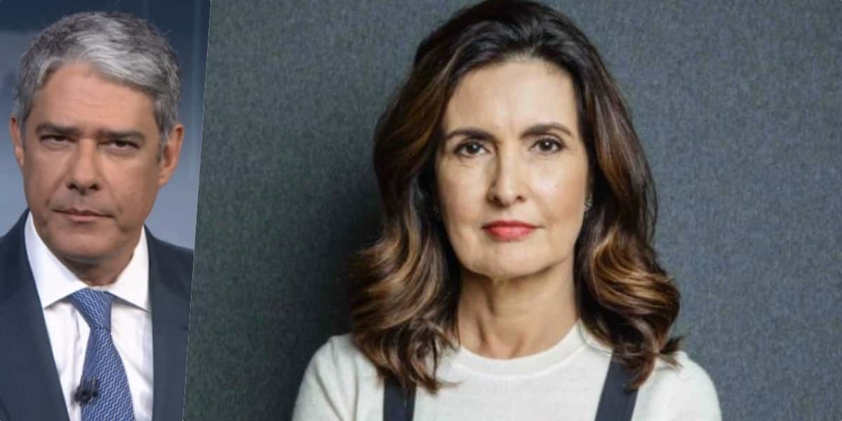Fátima Bernardes abriu programa falando sobre Silvio Santos (Foto montagem)