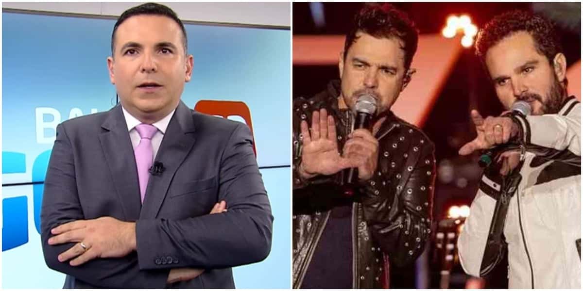 Zezé Di Camargo e Luciano precisaram acalma Reinaldo Gottino na rádio Globo (Reprodução)