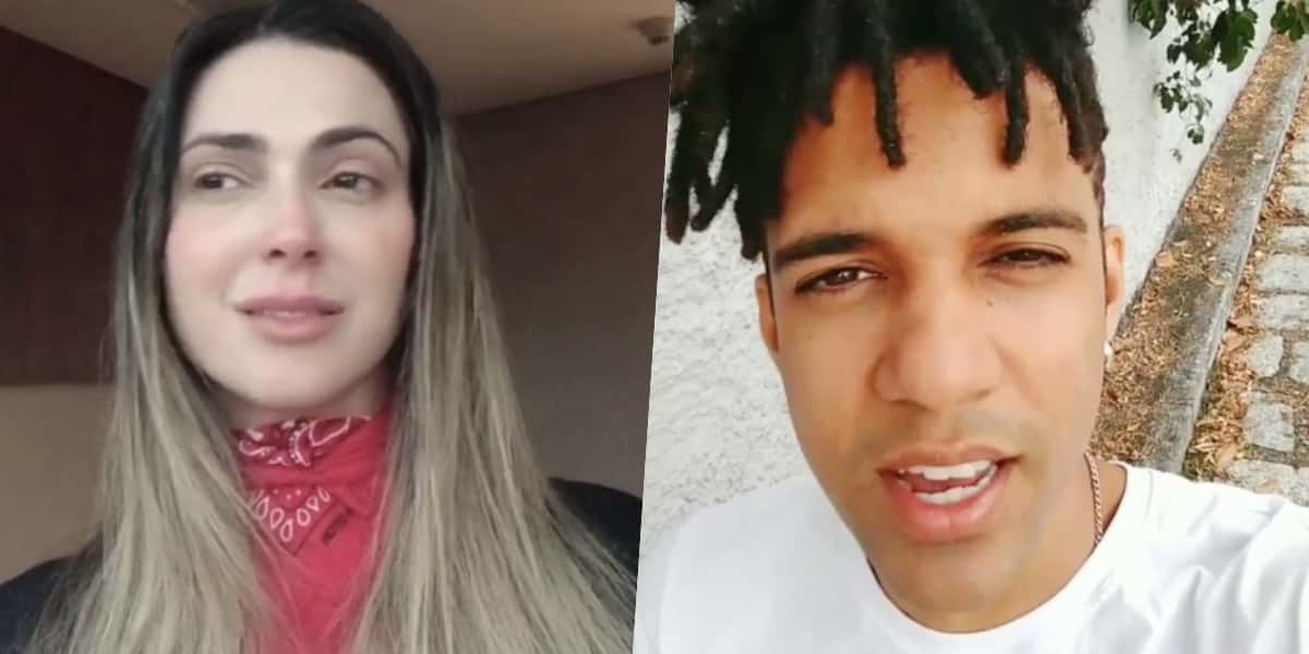 Nadja Pessoa e D'Black (Foto montagem: TV Foco)