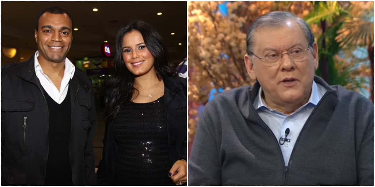Milton Neves resolveu expor toda a verdade sobre o casamento de Denílson e Luciele (Foto: Reprodução/ Montagem/ TV Foco)