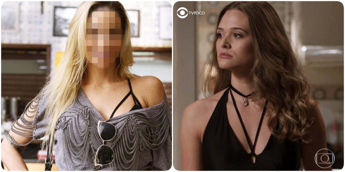 Cassandra fica assustada com a chegada de sua mãe em Totalmente Demais (Foto: Montagem/TV Foco)