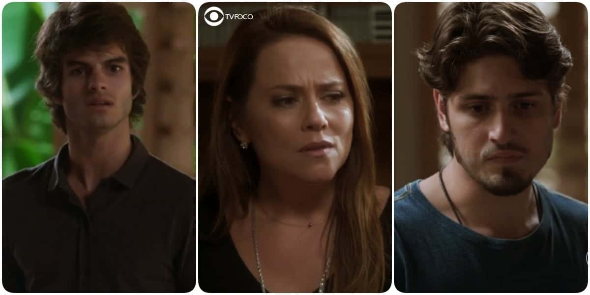 Fabinho odiará a aproximação de Rafael e Lili em Totalmente Demais (Foto: Montagem/TV Foco)