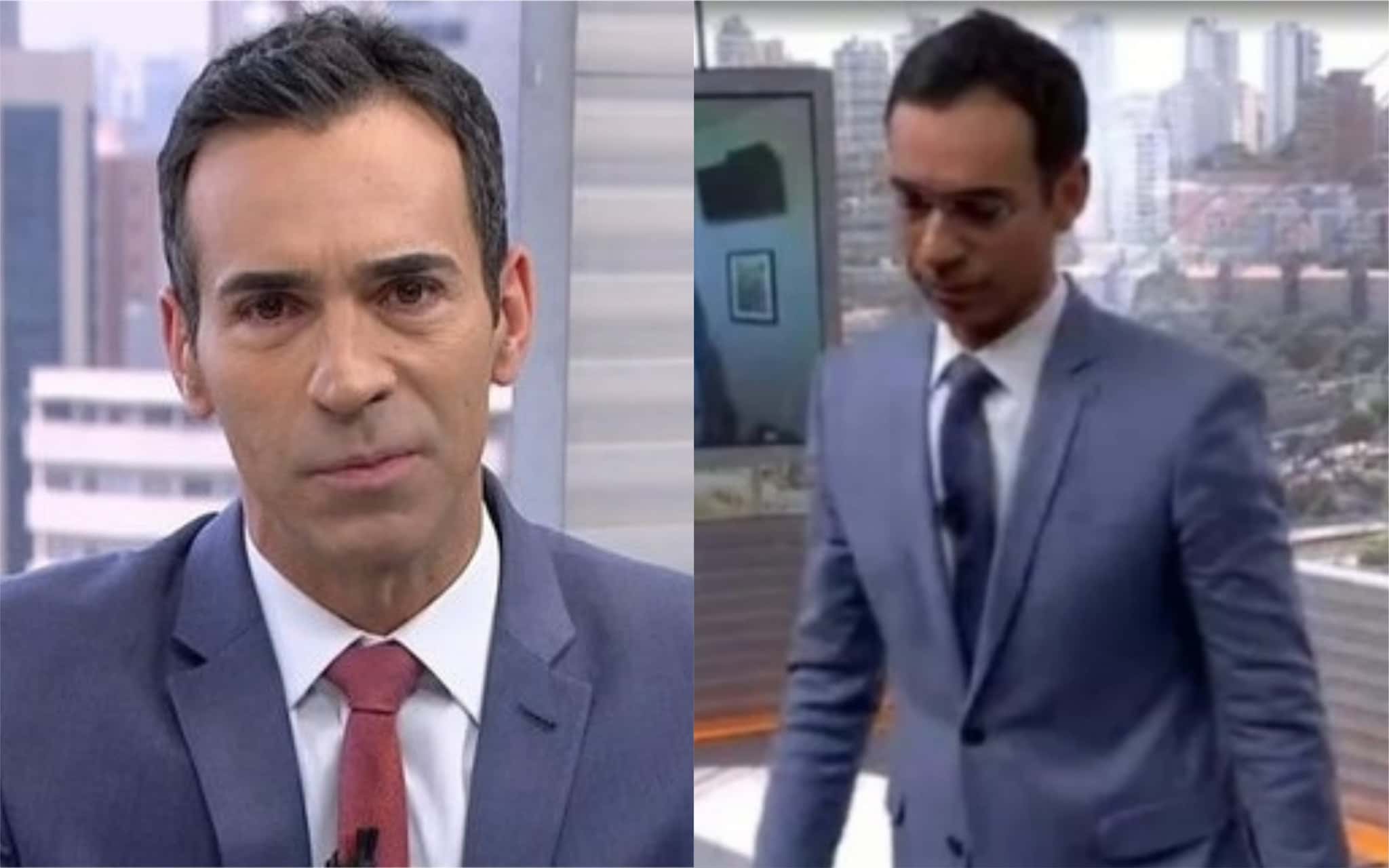 César Tralli no SP1 (Foto: Divulgação)