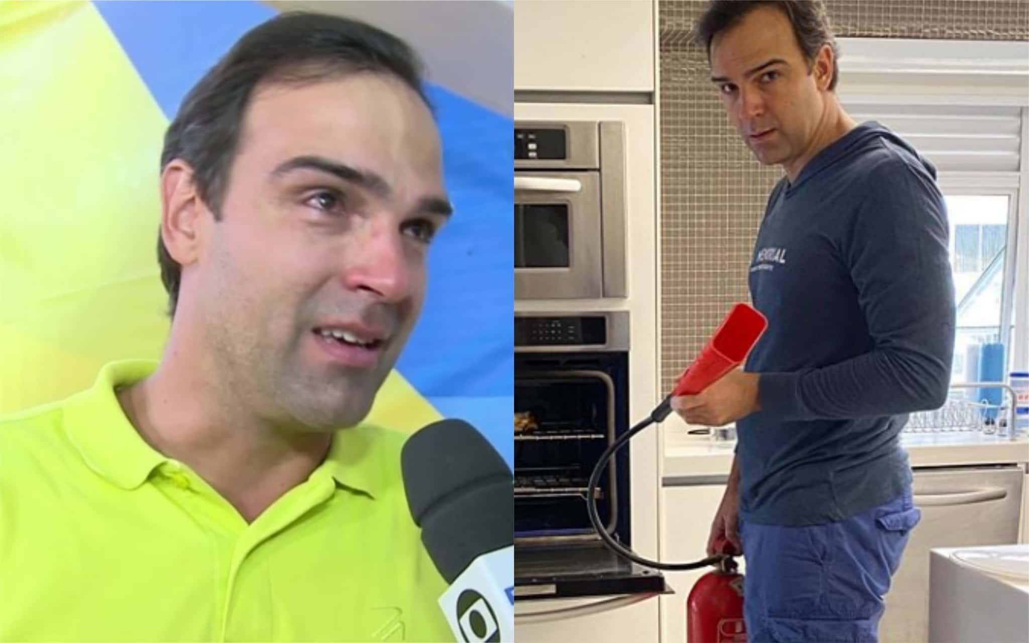 Tadeu Schmidt passou por momentos de sufoco (Foto: Divulgação)