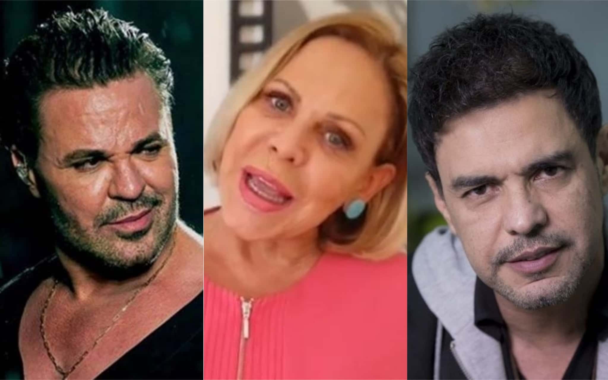 Eduardo Costa, Claudete Troiano e Zezé di Camargo deram o que falar (Foto: Divulgação)
