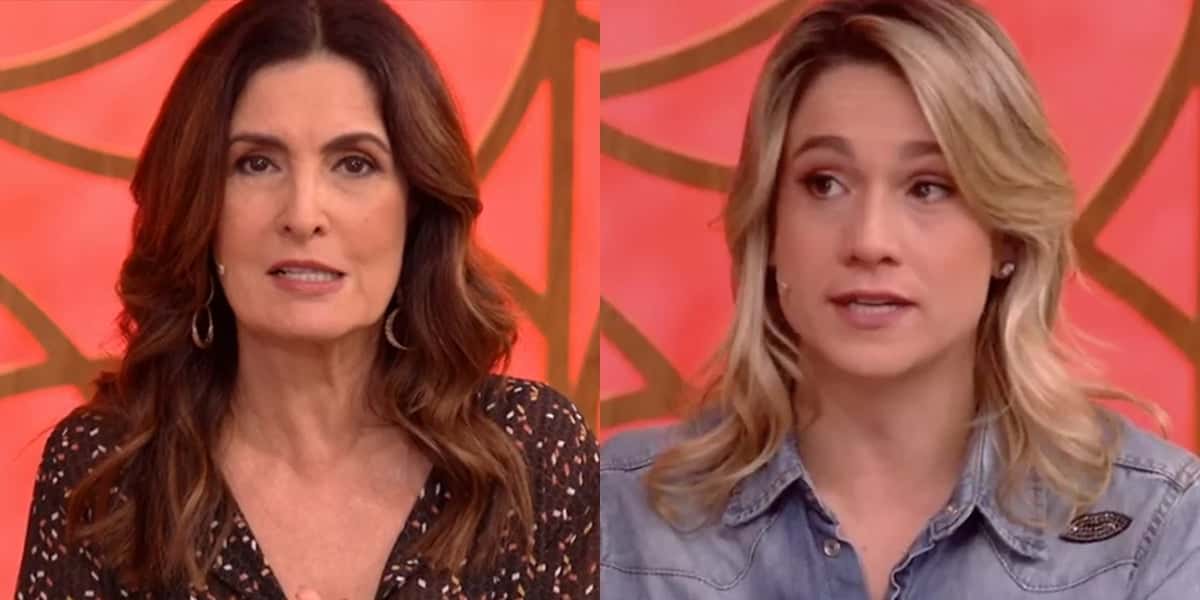 Fátima Bernardes e Fernanda Gentil no comando do "Encontro" (Foto: Reprodução/TV Globo)