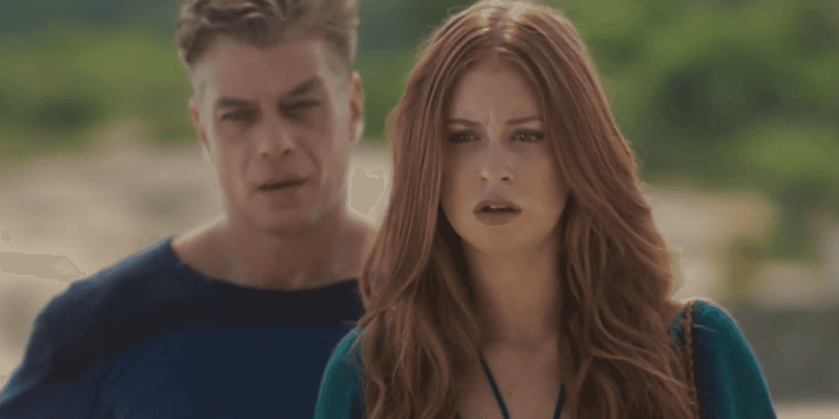 Fábio Assunção (Arthur) e Marina Ruy Barbosa (Eliza) em cena de Totalmente Demais; reprise da novela surpreende na audiência (Foto: Reprodução/Globo)