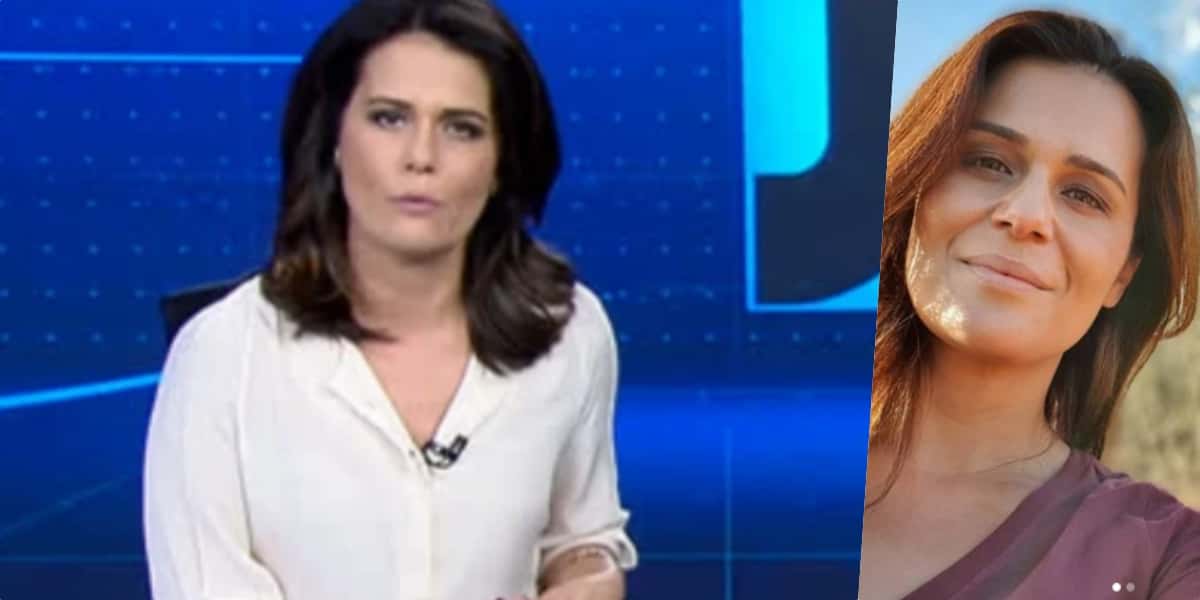Adriana Araújo, âncora do Jornal da Record (Foto: montagem)