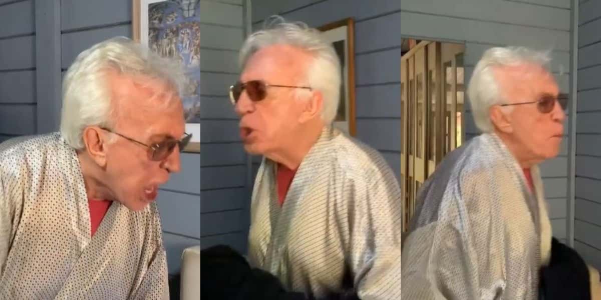 Moacyr Franco brincou em vídeo nas redes sociais (Foto: Reprodução/Instagram)