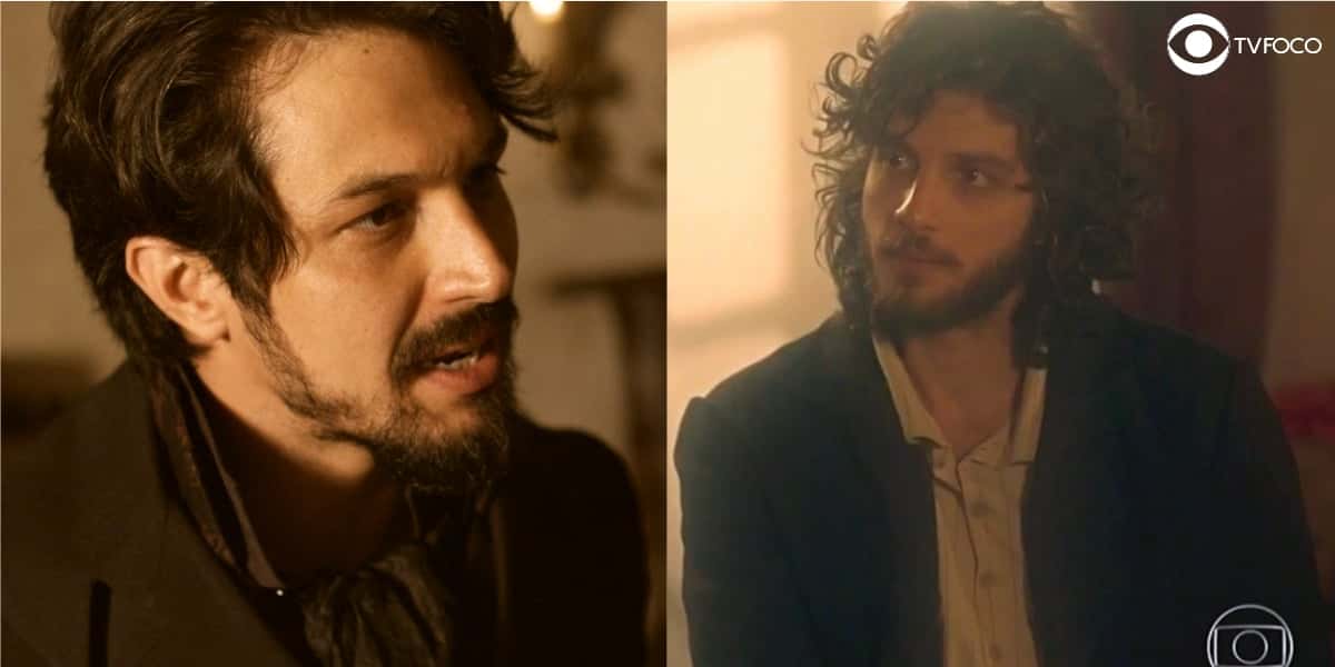 Chalaça e Joaquim amigos? Tudo o que nós esperamos em Novo Mundo (Foto: Montagem/TV Foco/Reprodução/Globo)