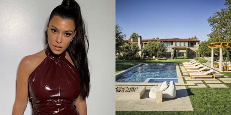 Kourtney Kardashian abre as portas de sua mansão de R$ 45 milhões (Foto: Reprodução)
