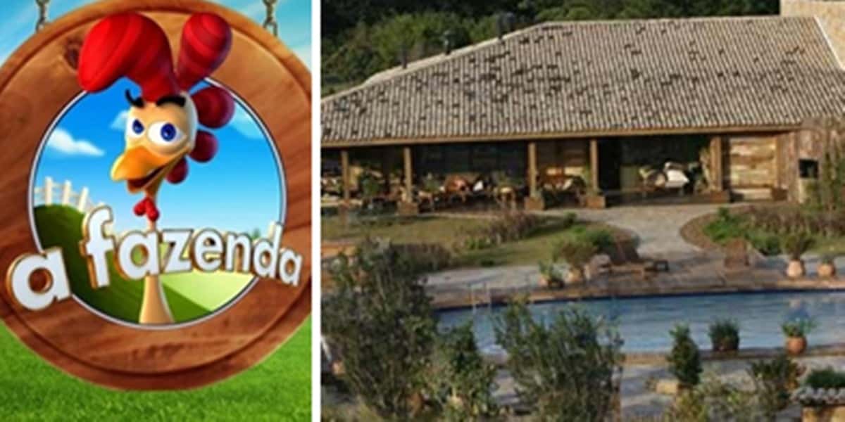 Antiga sede de A Fazenda, da Record, está à venda (Imagem: Montagem/TV Foco)