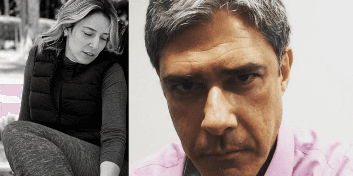 Natasha Dantas e seu marido William Bonner, do Jornal Nacional (Foto: Montagem)