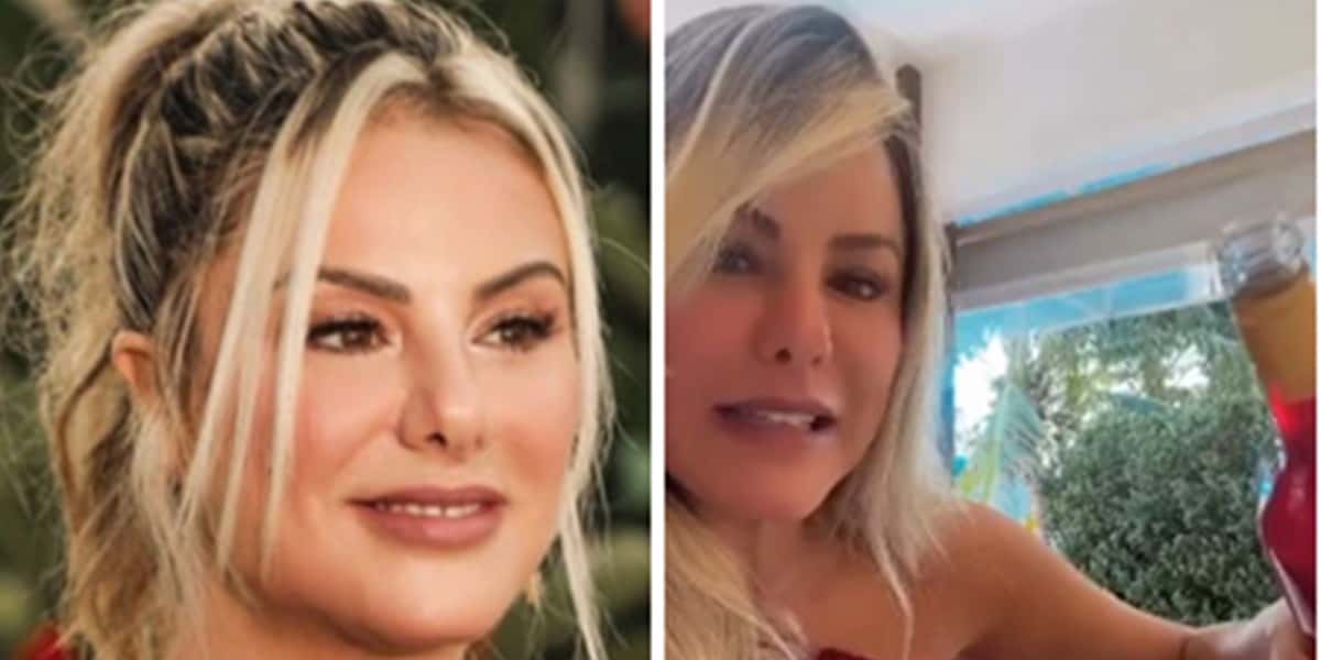Poliana Rocha ousou ao aparecer em vídeo só de lingerie (Foto: Montagem/TV Foco)