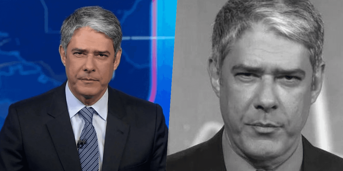 William Bonner, apresentador do Jornal Nacional na Globo (Foto: Montagem)
