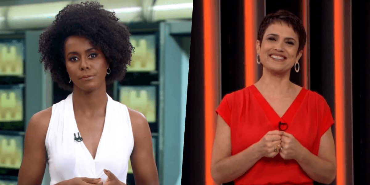 Sandra Annenberg e Maju (Foto: Reprodução)