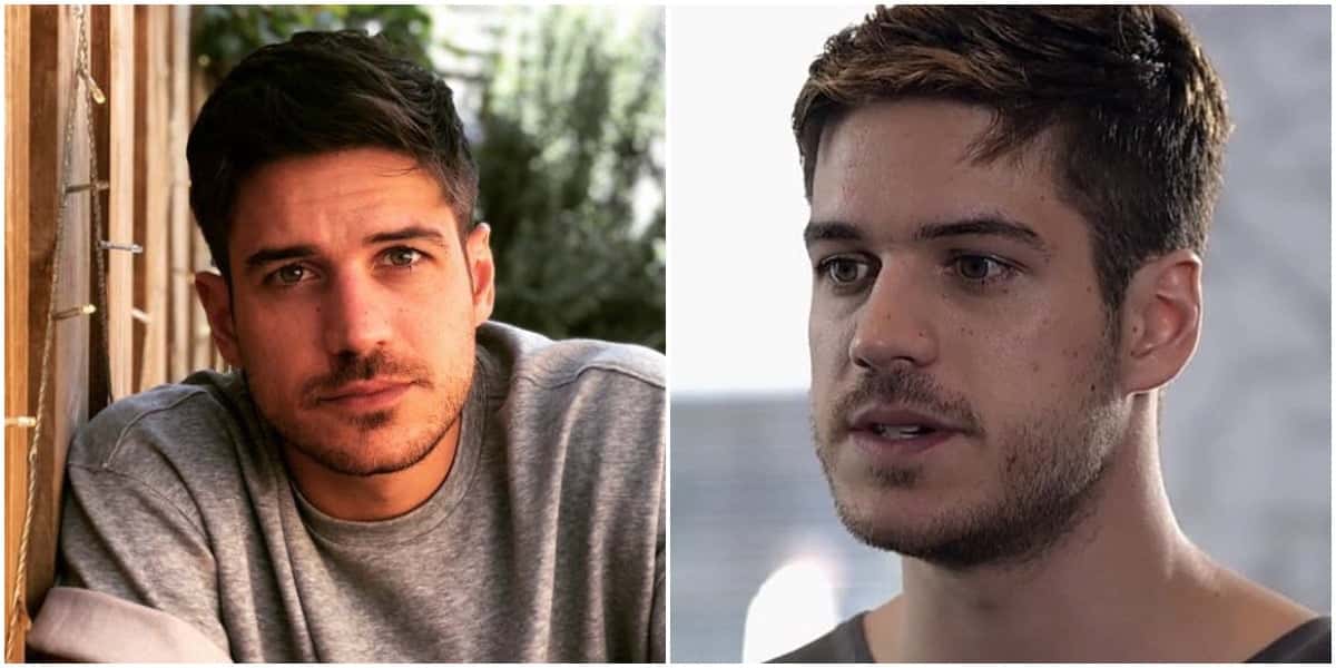 O ator Marco Pigossi atualmente e quando estava em Fina Estampa, da Globo - Foto: Reprodução