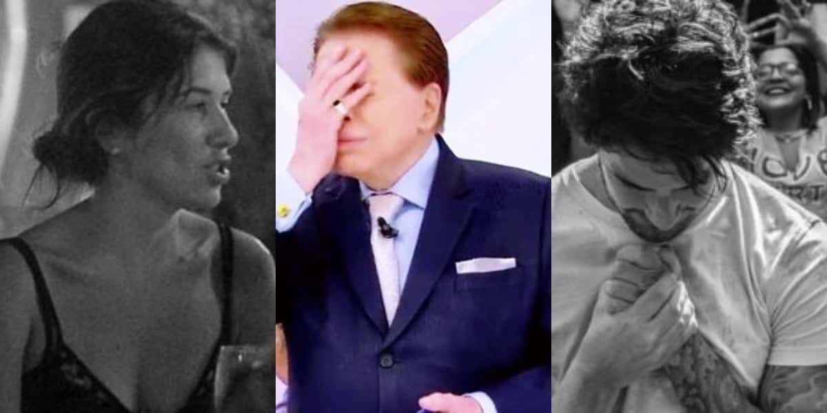 Rebeca Abravanel, Silvio Santos e Pato (Foto: Reprodução/AgNews/SBT/Instagram)