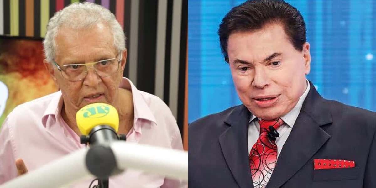 Carlos Alberto e Silvio Santos (Foto: Reprodução)