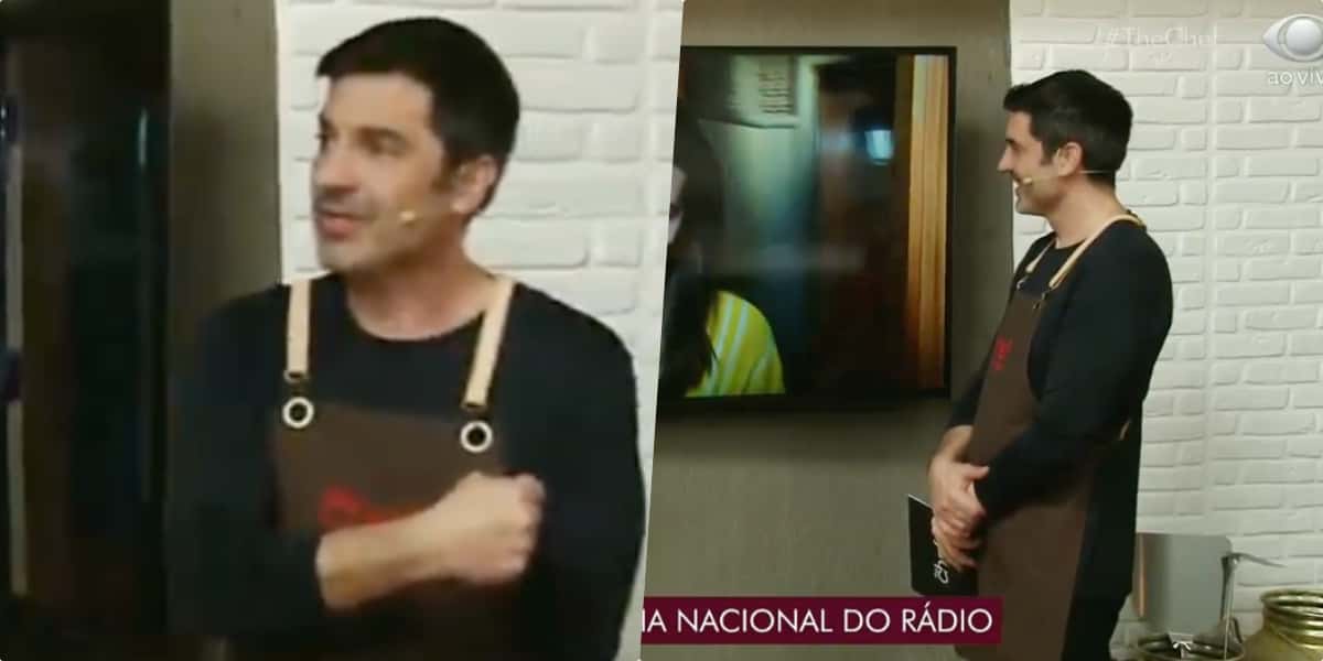 Edu Guedes abriu o jogo ao vivo na Band (Foto montagem)