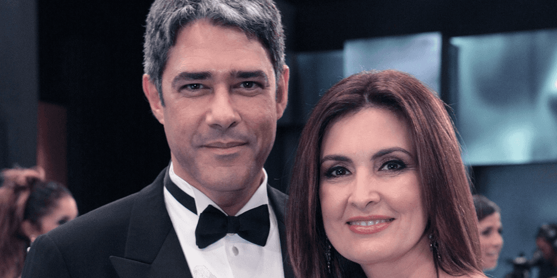 Fátima Bernardes e William Bonner foram casados no passado (Foto: Reprodução/TV Globo)