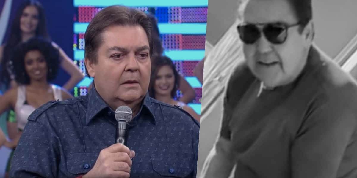 Faustão surpreendeu os telespectadores na Globo (Foto: reprodução)