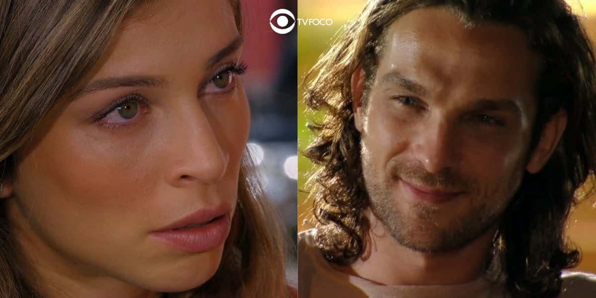 Ester fica enojada com seu marido Alberto em Flor do Caribe (Foto: Reprodução/Globo/Montagem/TV Foco)