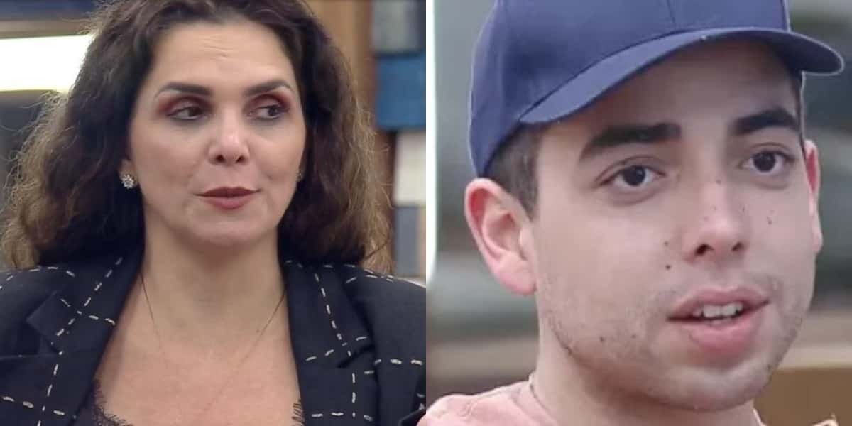 Lucas Selfie e Luiza Ambiel protagonizam barraco em A Fazenda 12 (Foto: Reprodução)